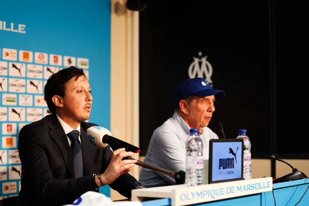 Liverpool prêt à écoeurer l’OM pour la succession de Gasset ? 4 Pablo Longoria et Jean-Louis Gasset