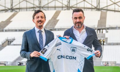 Pablo Longoria et Roberto De Zerbi à l'OM