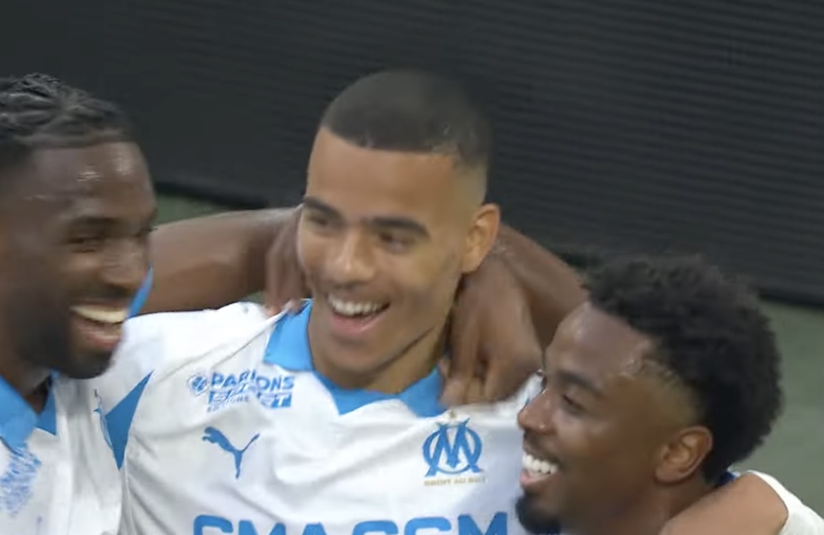Mason Greenwood, buteur lors de OM-Séville