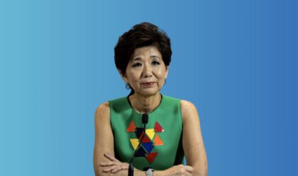 Michele Kang, présidente de l'Olympique Lyonnais