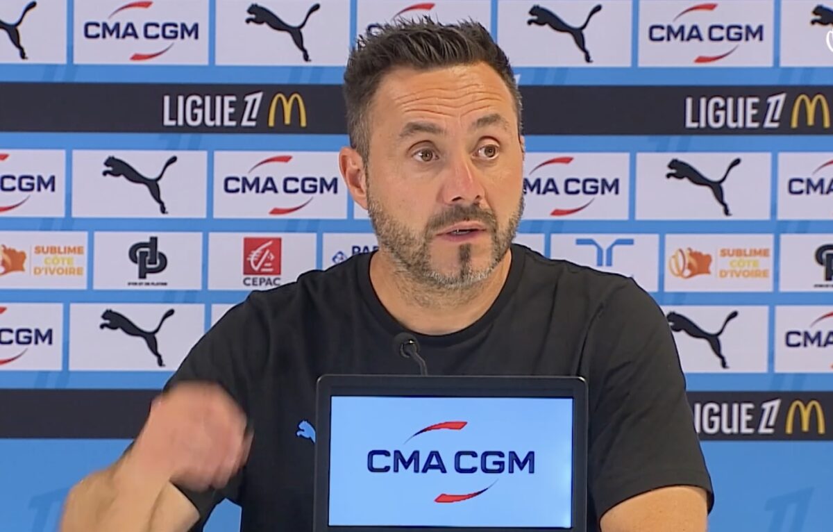 OM : Roberto De Zerbi pas content