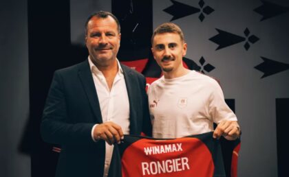 Loïc Désiré et Valentin Rongier au Stade rennais