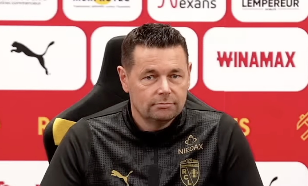 Pierre Sage, entraîneur du RC Lens