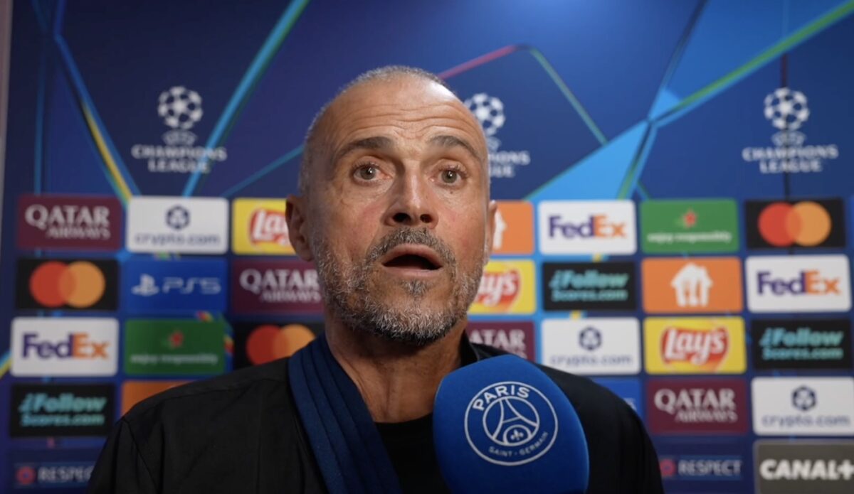 Réaction de Luins Enrique après PSG-Atalanta