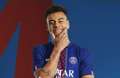 Désiré Doué, attaquant du PSG
