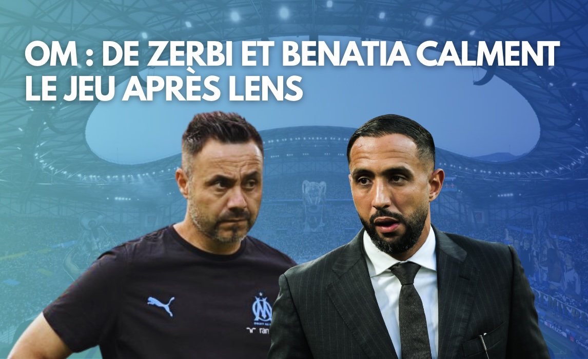 Medhi Benatia et Roberto De Zerbi à l'OM