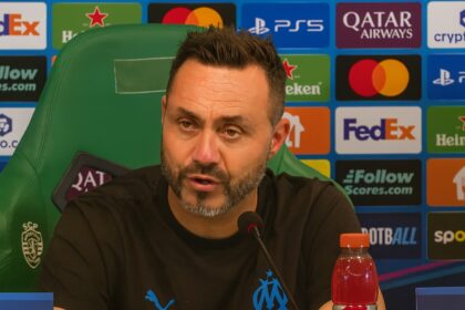 Roberto De Zerbi entraîneur de l'OM / Foot-Sur7