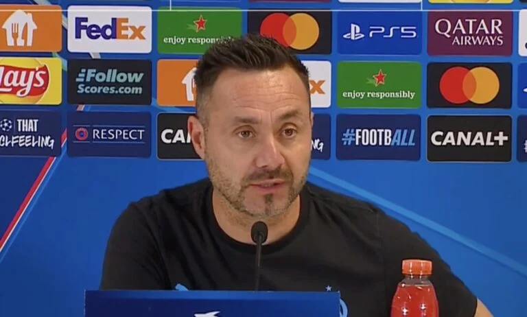 Roberto De Zerbi, ancien coach de l'OM