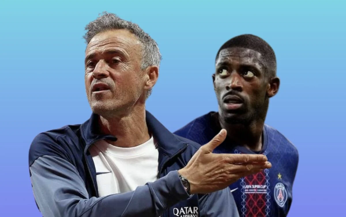 PSG : Alerte ! Luis Enrique pique déjà Ousmane Dembélé 4 Luis Enrique et Ousmane Dembélé