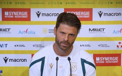 Grégory Poirier, coach du FCN