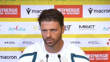 Grégory Poirier, entraîneur du FC Nantes