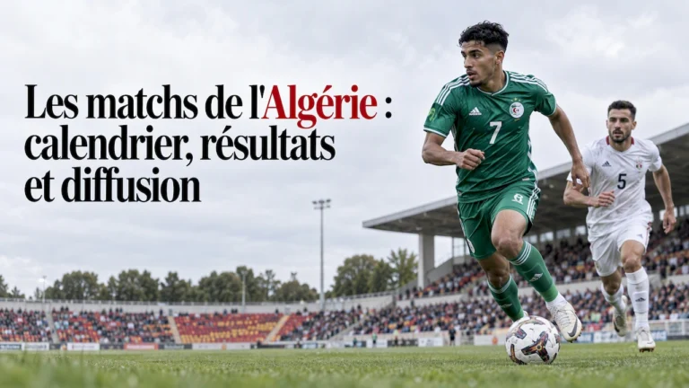 Un footballeur algérien en pleine action sur le terrain