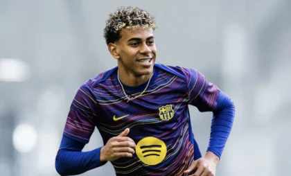 Barça-Real : Lunin pour Courtois, trois Français titulaires 5 Barça-Real : Lamine Yamal, titulaire avec le Barça au Clasico