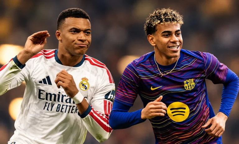 Barça-Real Madrid : heure, chaîne et Diomandé sans Vinicius 5 Real-Barça Kylian Mbappé vs Lamine Yamal